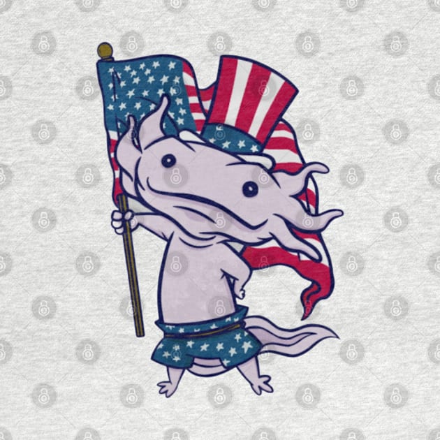 American Axolotl by Digital-Zoo